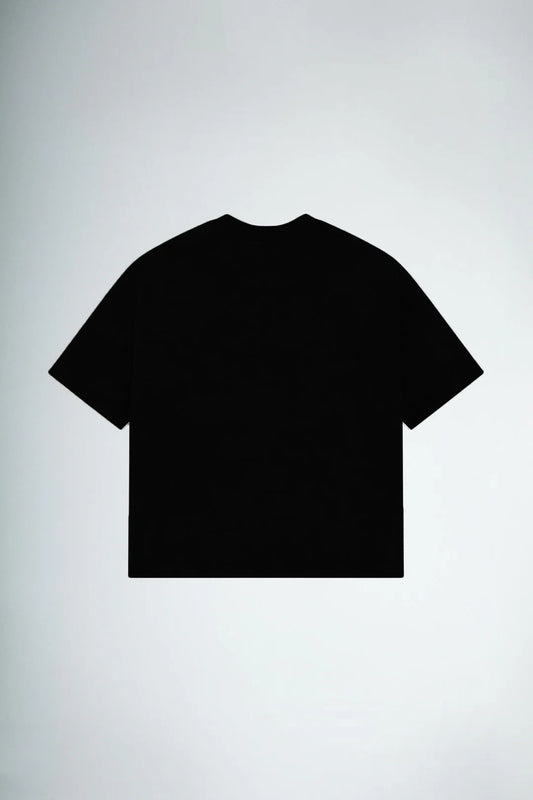 Midnight Drop – Black Oversized Street T-Shirt